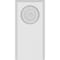 Ekena Millwork Standard Foster Bullseye Plinth Block with Beveled Edge, 3"W x 6"H x 1/2"P PBP030X060X050FOS03 - alternate 4